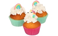 Obrázok FunCakes Cukrové zdobení malé Jednorožec a duha - Unicorn & Rainbow - 8 ks